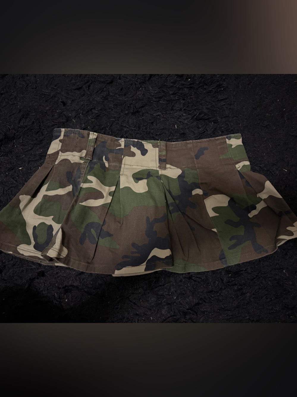 Womans Camo Skort - Green Woodland